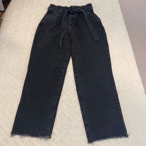 abercrombie and fitch paperbag jeans